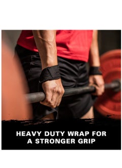 Cuken Lifting Straps, Straps for Gym, Weightlifting, Wristbands Gym Straps for Gym Women, Men, Weightlifting, Bodybuilding, Strength Training  - Image 2