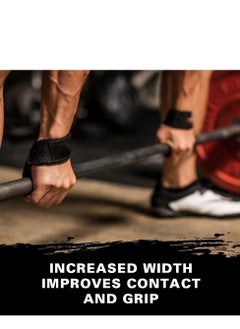 Cuken Lifting Straps, Straps for Gym, Weightlifting, Wristbands Gym Straps for Gym Women, Men, Weightlifting, Bodybuilding, Strength Training  - Image 4