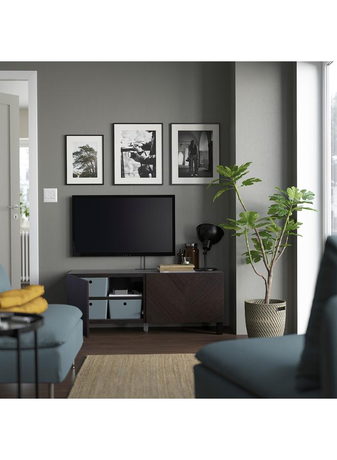 إيروريكس واجهة الباب/الدرج، قشرة خشب البلوط المصبوغة باللون البني الداكن، 60×38 سم - Image 4