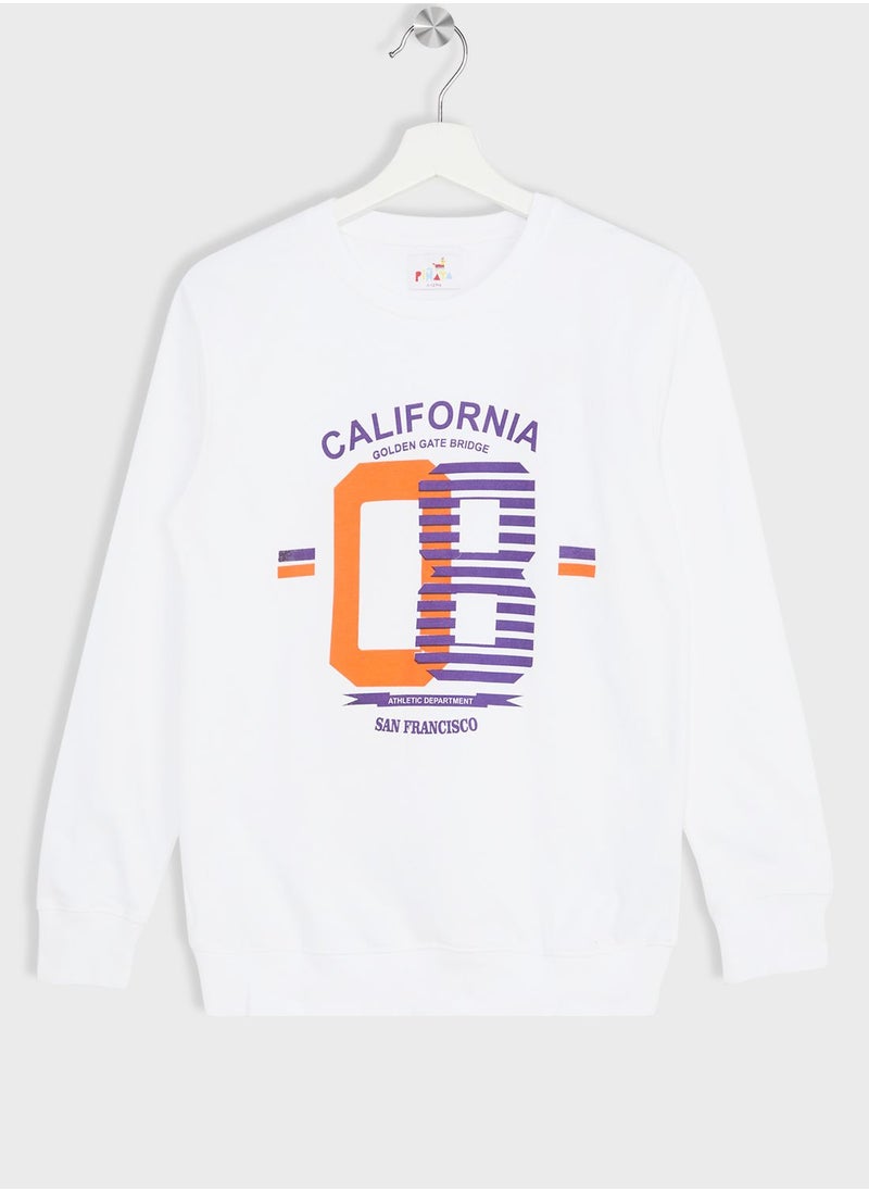 Pinata - Boys Text Printed Sweashirt - Image 1