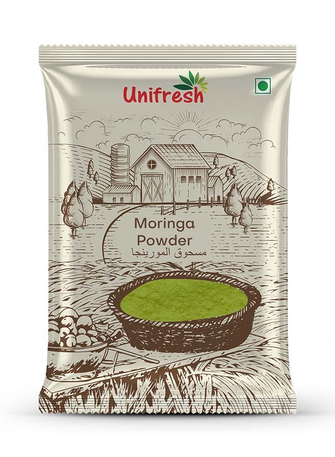 Unifresh مسحوق المورينغا من يوني فريش، مكمل غذائي غني بالعناصر الغذائية، 100 جرام - Image 1