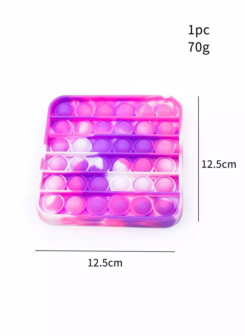 Generic 1pc Random Color Square Push Pop Bubble  - Image 2