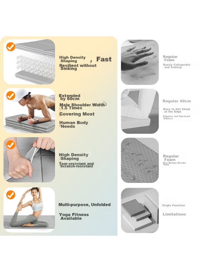 Li-Ning Li-ning Balance Pad, Ab Wheel Pad, Thickened Fitness Yoga Plank Support, Foldable Core Training, Non-slip Knee Pad  - Image 1