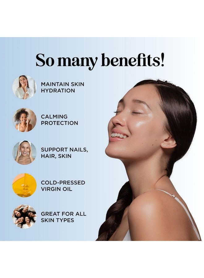 مايبل هوليستكس زيت المورينغا العضوي للشعر والبشرة، زيت شعر عضوي نقي غير مكرر ومعصور على البارد من وزارة الزراعة الأمريكية للشعر الجاف التالف وزيت ناقل لزيت الوجه فائق الترطيب لخلط الزيوت العطرية. - Image 3