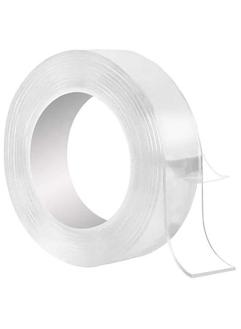 لاصق دبل فيس نانو شفاف قابل للغسيل 5 متر - Image 1