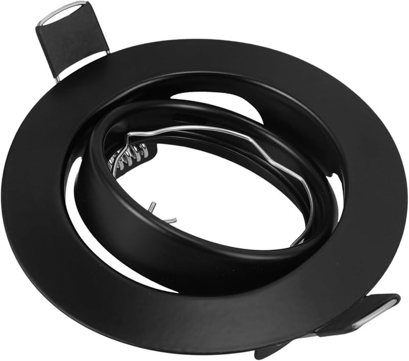 Adjustable Spotlight Bracket for Flush Mount LED Ceiling Light Metal Baffle Trim - Image 2