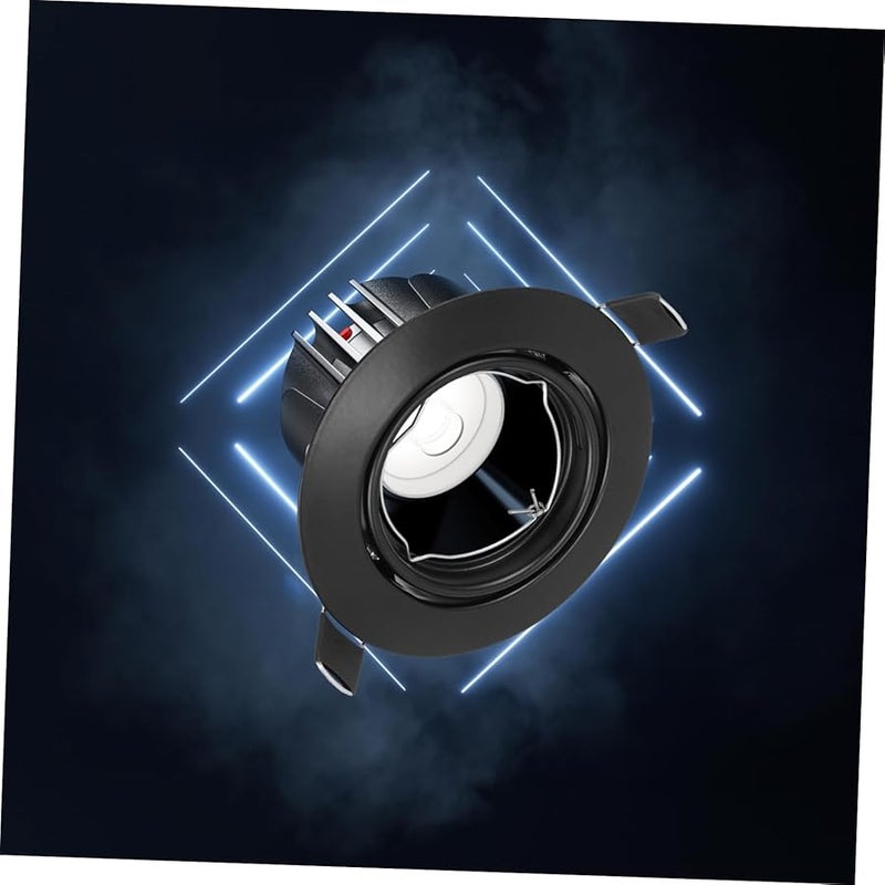 Adjustable Spotlight Bracket for Flush Mount LED Ceiling Light Metal Baffle Trim - Image 3