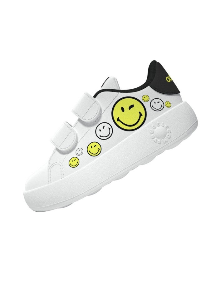 adidas أديداس سنيكرز سمايلي سي إف آي يو أبيض للأطفال - Image 4