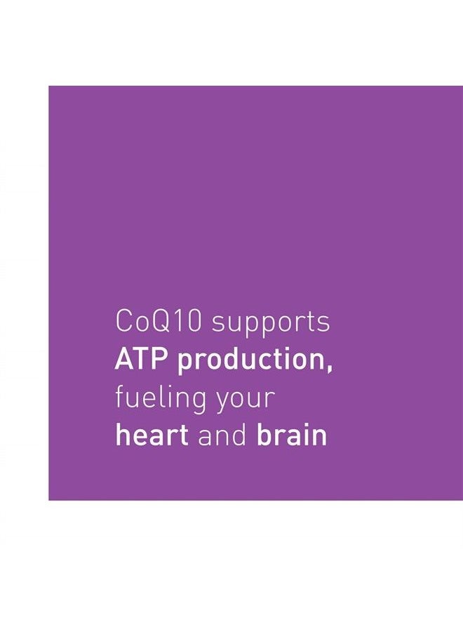natural Factors - , Coenzyme Q10 400mg, CoQ10 Supplement for Energy, Heart and Antioxidant Support, 60 softgels (60 servings) - Image 1