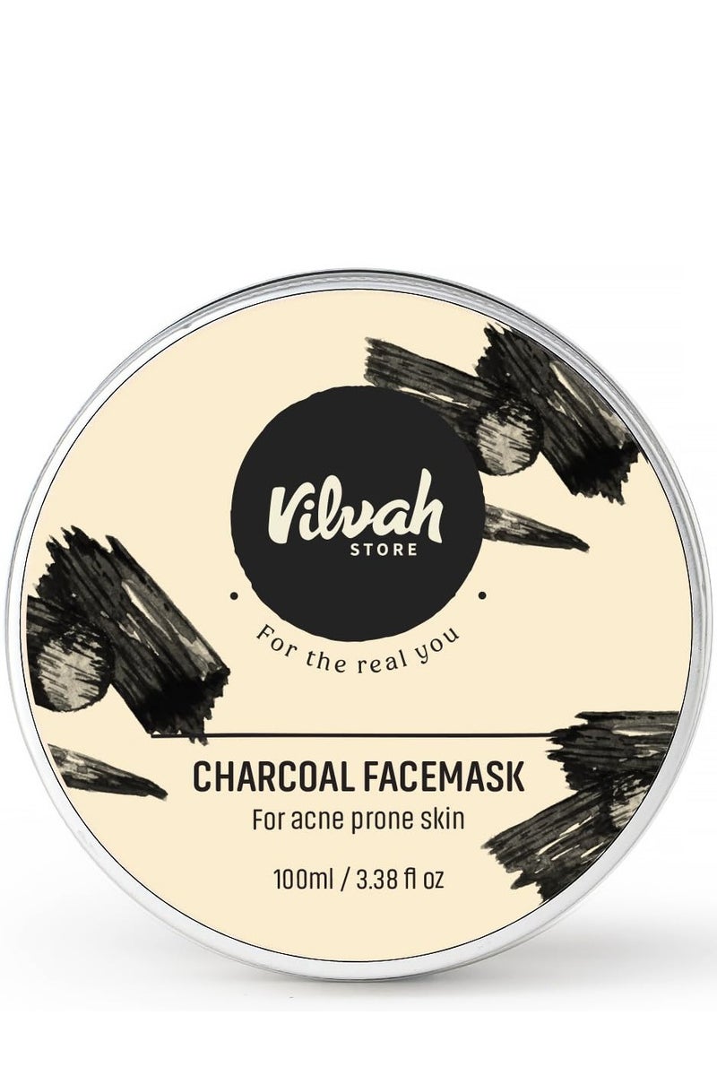 Vilvah Store Charcoal Facemask For Acne - Image 1