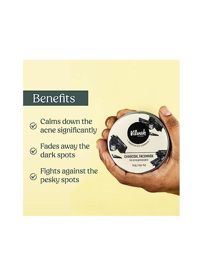 Vilvah Store Charcoal Facemask For Acne - Image 3
