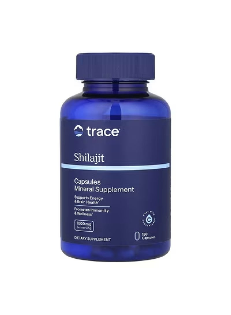 Trace Minerals Trace, Shilajit, 150 Capsules