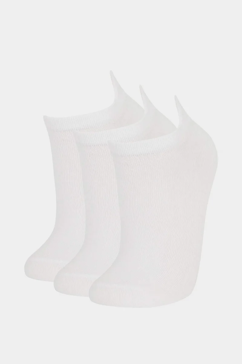 ديفاكتو Girl 3 Piece Cotton Booties Socks