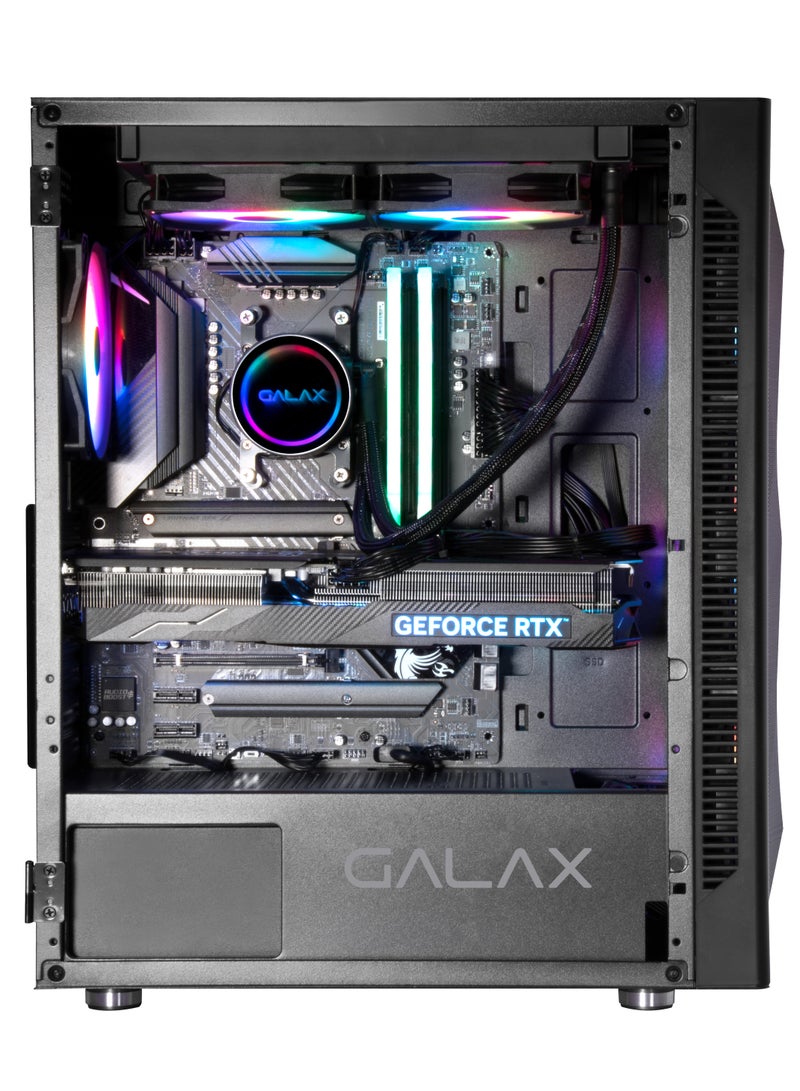 Truenort Gaming PC, Intel Core i5-12400F, RTX 4060, 16GB RAM, 1TB SSD,Liquid Cooler 240mm, 650 W PSU, Window 11 Pro, Black Case - Image 2