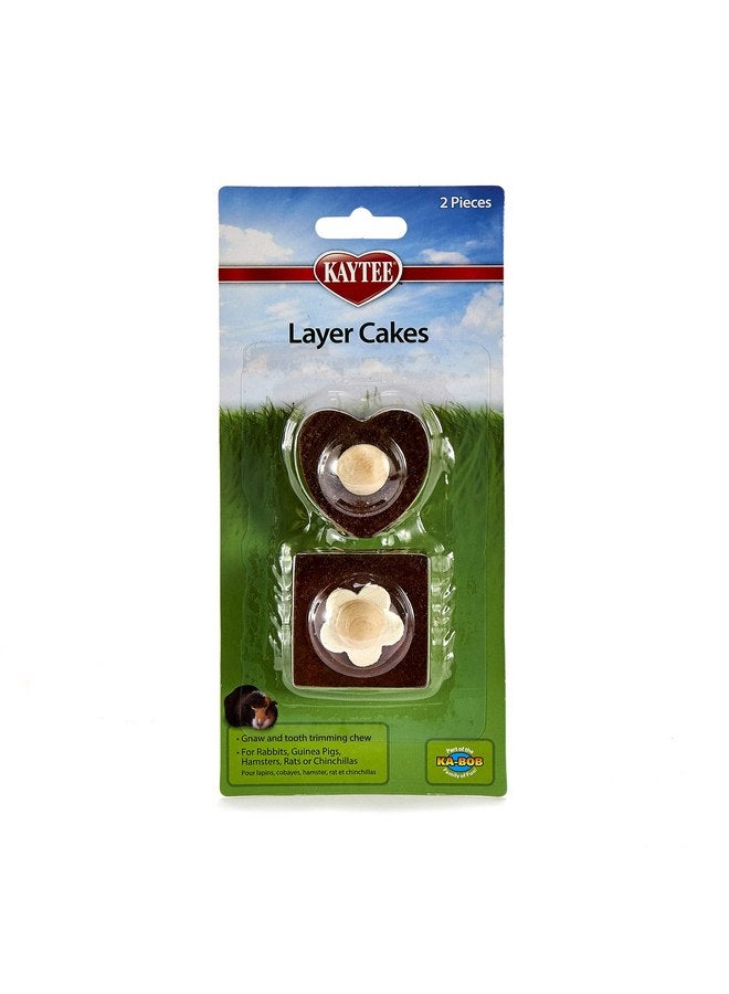 كايتي كعكات مضغ من Kaytee لحيوانات الخنازير الغينية والهامستر والأرانب والفئران الأليفة والشنشيلة، عدد 2 - Image 1