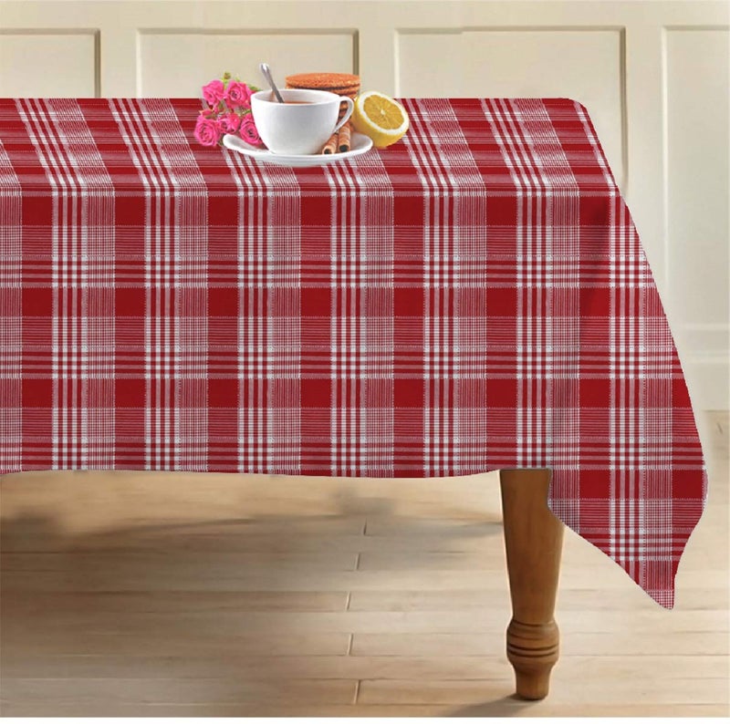 AIRWILL, 100% Cotton Self Designed 6 Seater Table Cloth, Pack of 1 pc. - Image 3