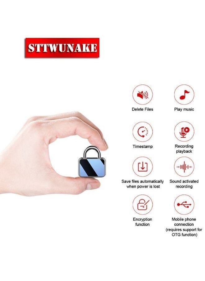 Generic - Mini voice activated recorder digital recording device sound professional Dictaphone audio recorder - Image 1