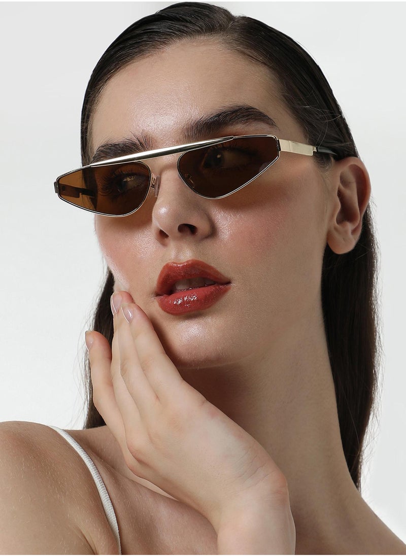 Haute Sauce - The Swish Cateye Sunglasses - Chocolate Brown - Image 1