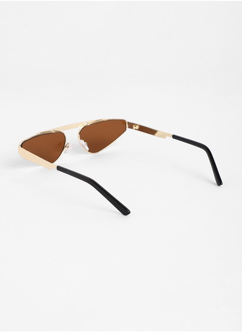 Haute Sauce - The Swish Cateye Sunglasses - Chocolate Brown - Image 1