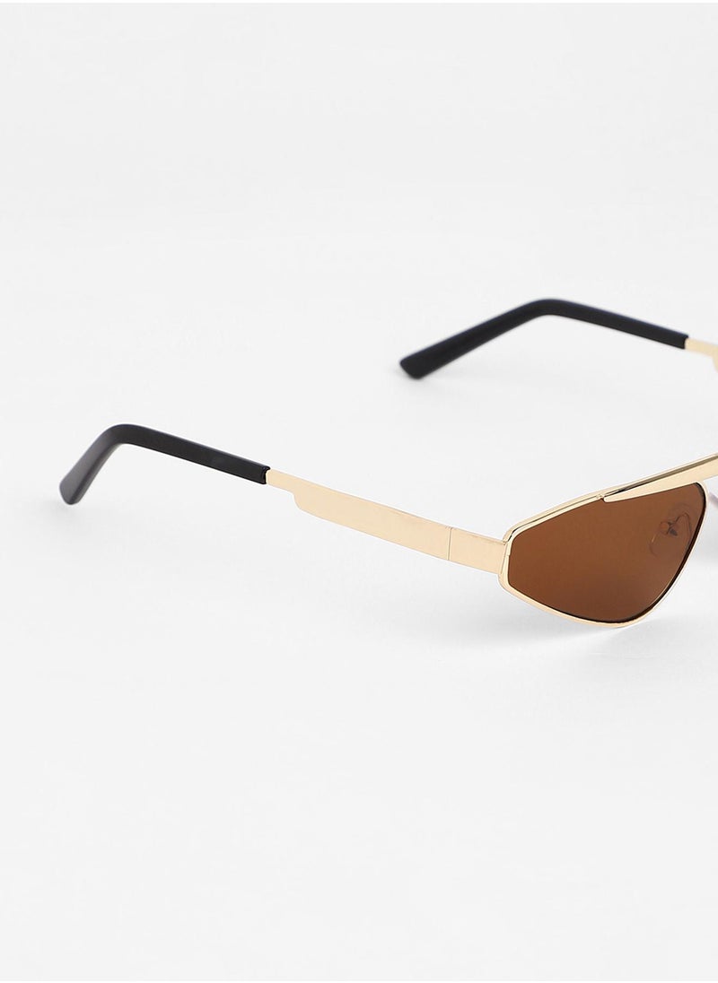Haute Sauce - The Swish Cateye Sunglasses - Chocolate Brown - Image 1
