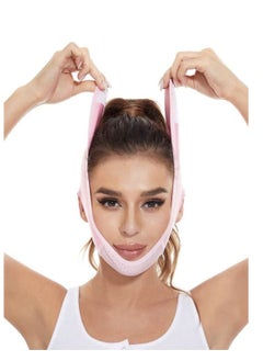 Generic Reusable Face Mask, Jaw Line Mask, Double Chin Lifter, Chin Patch, Chin Strap, V-Shape Strap, V-Shape Sagging Mask, Perfect as a Gift for a Friend  - Image 2