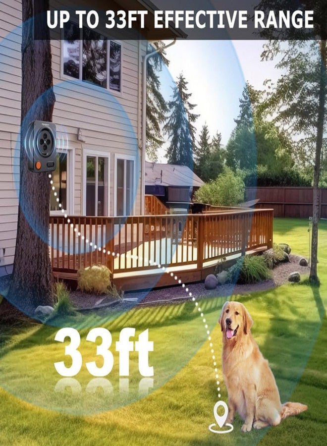 Zigzagmars Anti Barking Devices, Ultrasonic Barking Deterrent Devices with 3 Frequency Modes & 33FT, Waterproof Rechargeable Dog Bark Box Stop Barking Devices for Indoor Outdoor – No App Needed, Instant Use - Image 2