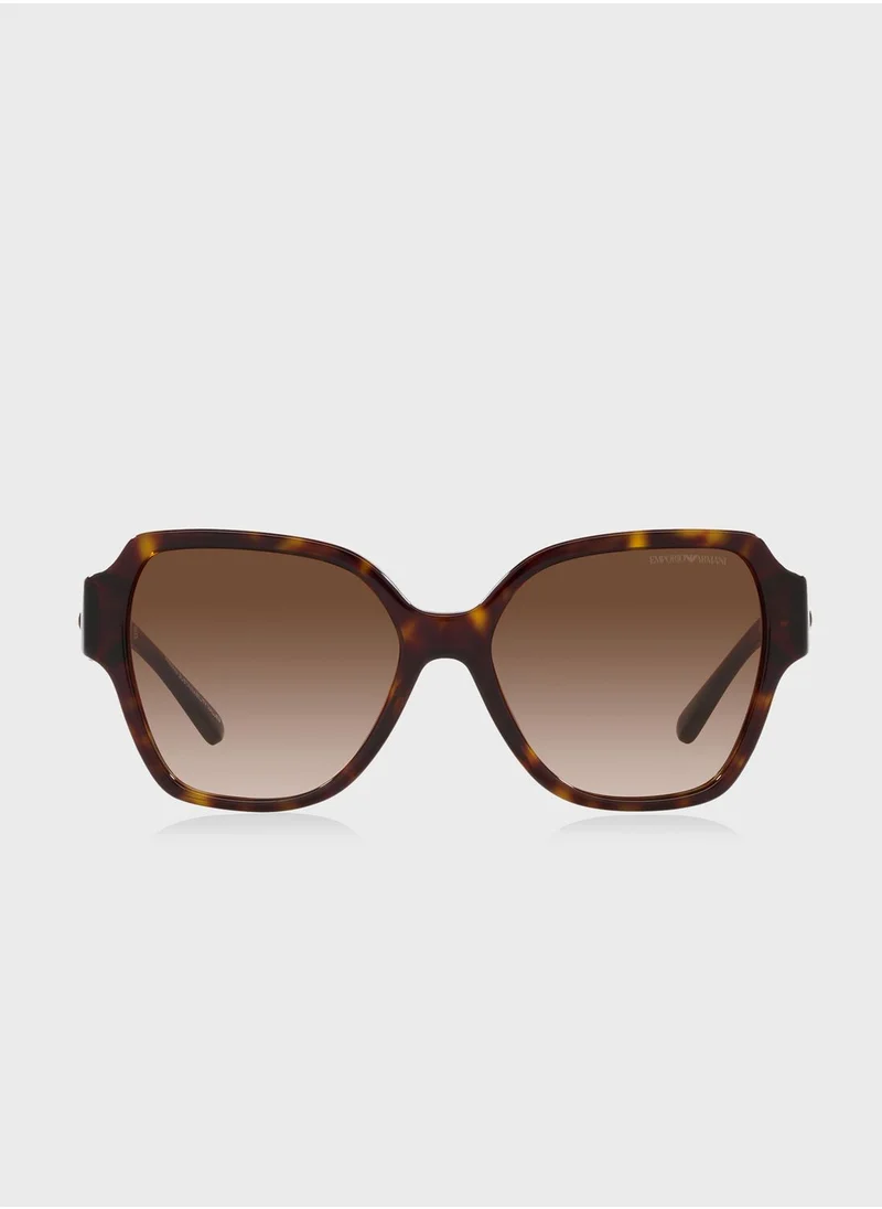 EMPORIO ARMANI 0Ea4202 Oversized Sunglasses