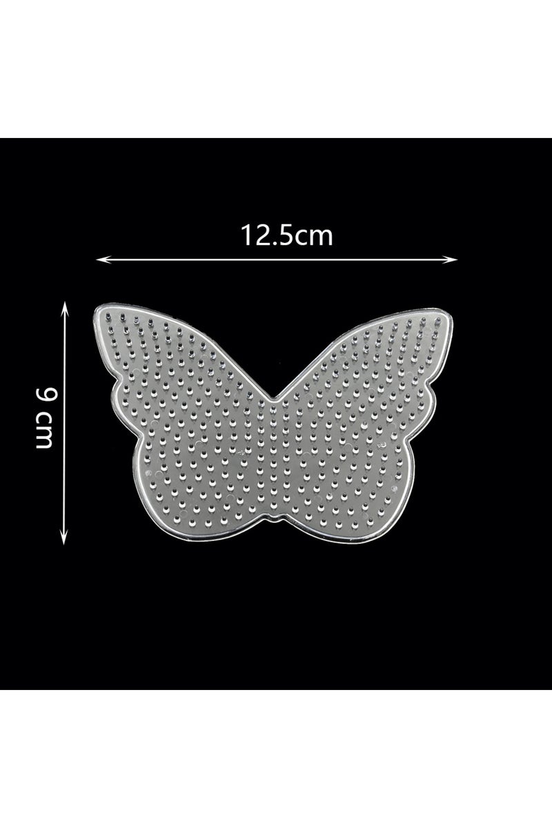 erorex Burgundy 5mm Hama Beads Toy DIY Beads Tool Educational Tangram Jigsaw Puzzle Pegboard Template Kids