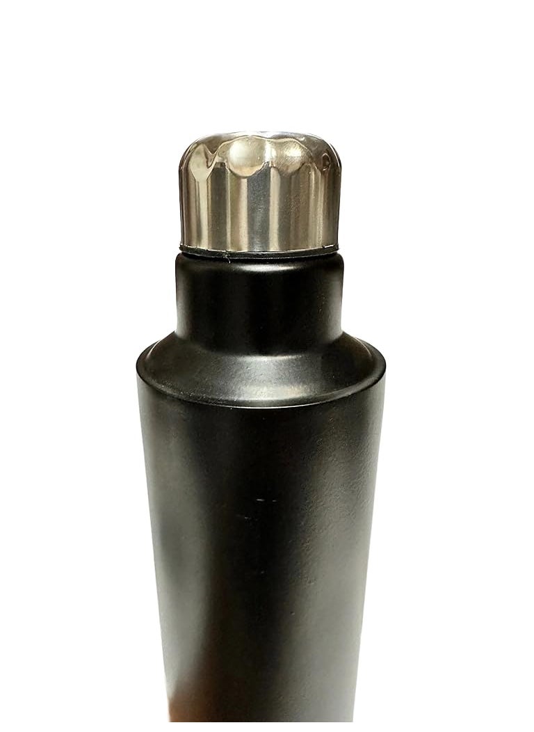 Dynore Dynore Stainless Steel Black Matt SchoolCollegeOffice Water Bottle 900 ml  - Image 3