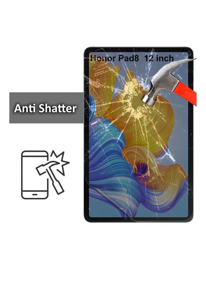 Generic - Honor Pad 8 12 inches Tempered Glass Screen Protector - Premium HD Delicate Touch , Higher Transparency , Easy to Install ,Anti-scratch and Bubble-free Screen Protector - Clear - Image 1