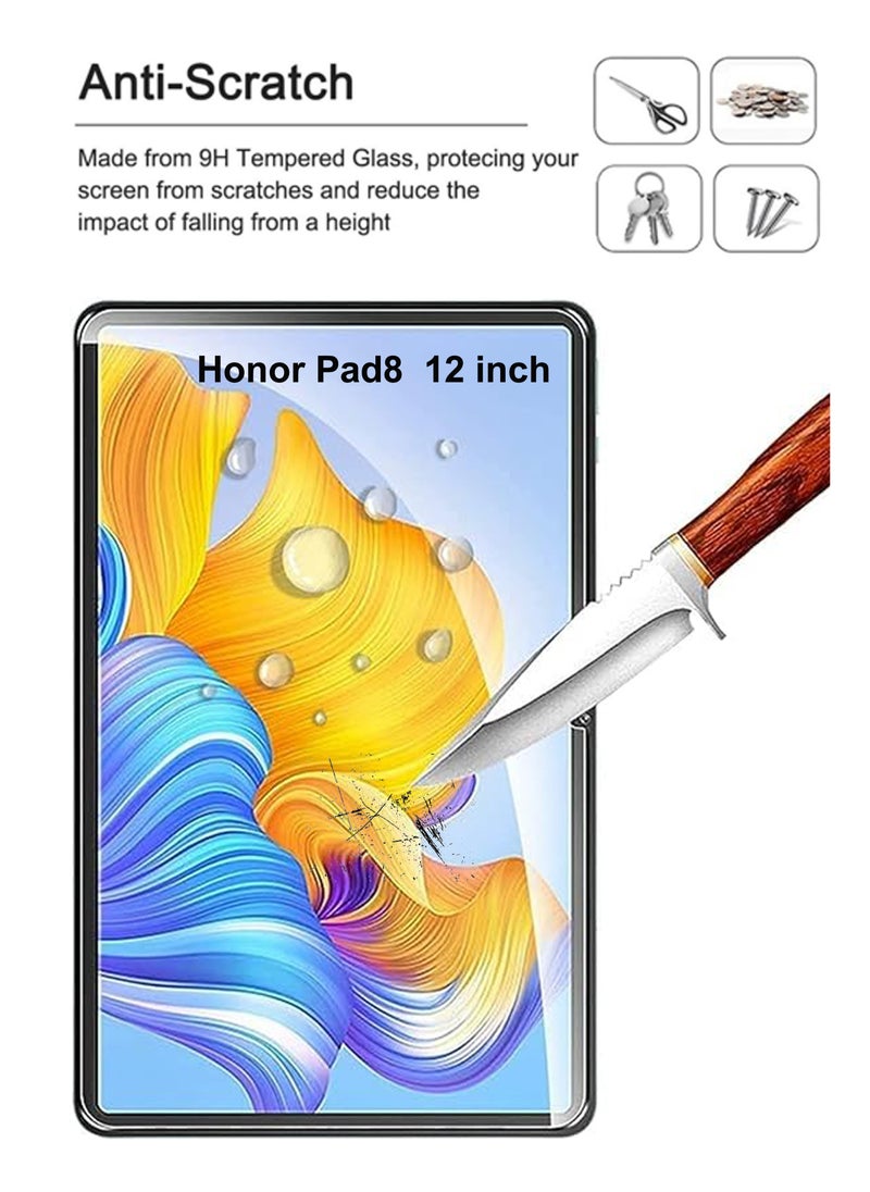 Generic - Honor Pad 8 12 inches Tempered Glass Screen Protector - Premium HD Delicate Touch , Higher Transparency , Easy to Install ,Anti-scratch and Bubble-free Screen Protector - Clear - Image 1