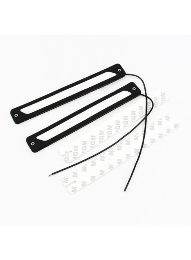 Goolsky Car Daytime Running Light 25.5cm COB Ultra-Thin High Brightness 2pcs Universal 25.5cm COB LED Car Driving Light Bar Automotive LED Light Bar - Image 1