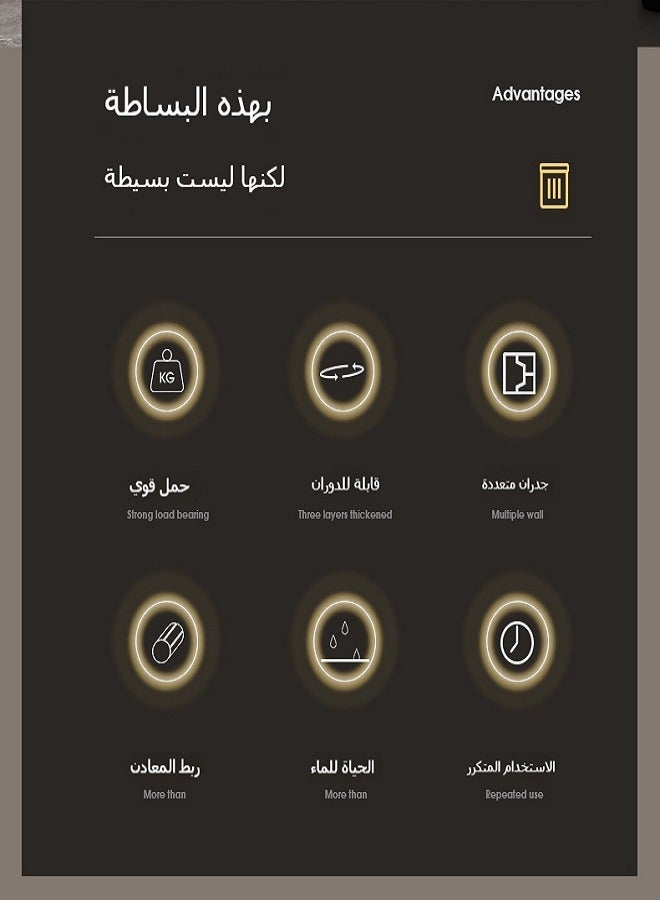 Kitchen Rotating Hook Rack, No-Drill Multifunctional Wall Storage Shelf, Adhesive Heavy-Duty Pot Holder, Utensil Hanging Rack - Image 2