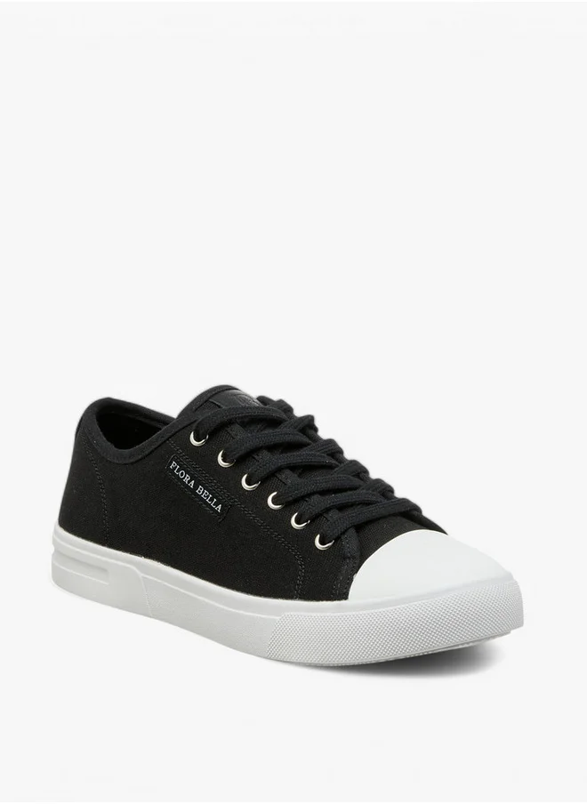 Flora Bella By Shoexpress Logo Detail Lace-Up Sneakers