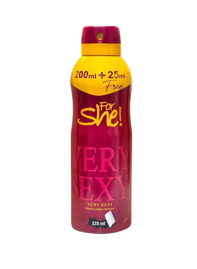 SHE perfumed spray very sexy 225ml