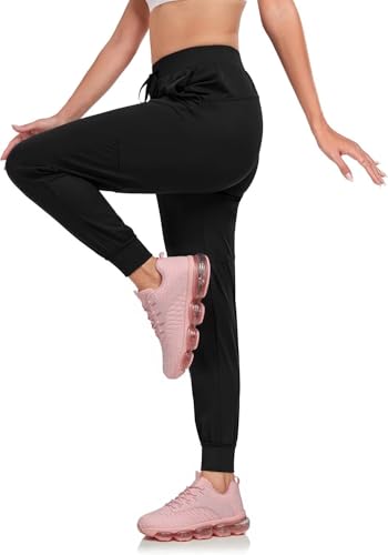 Luogoks Womens Walking Running Shoes Air Cushion Basketball Sneakers Fashion Tennis Breathable Sport Gym Fitness Cross Trainers Shoes Pink 9 - Image 3