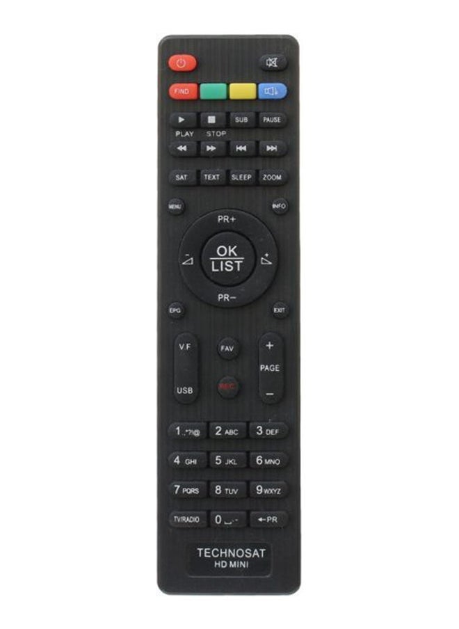 Technosat HD Receiver Remote Control Black