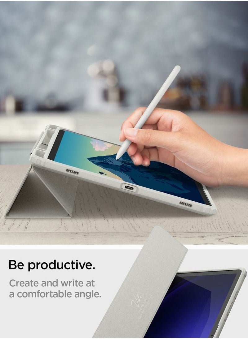 Ultra Hybrid Pro for Samsung Galaxy Tab S9 (2023) with Dual S-Pen Holder - Gray