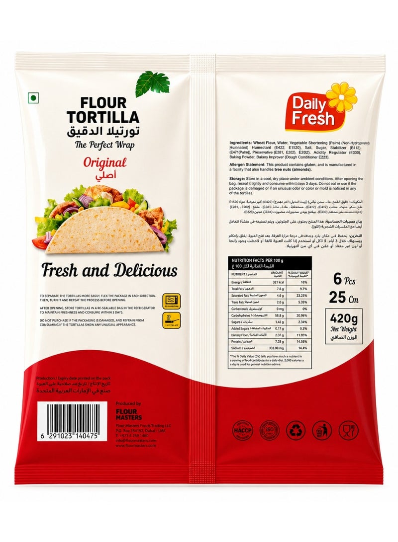 Daily Fresh Org Tortilla 8'S - Image 3