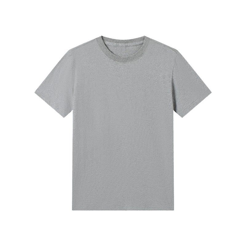 Lvluluo Green Short Sleeve 180g Pure Cotton T-Shirt Custom Wholesale 0 Shrinkage Cross-Border Brushed Summer Regular Shoulder Men - Image 2