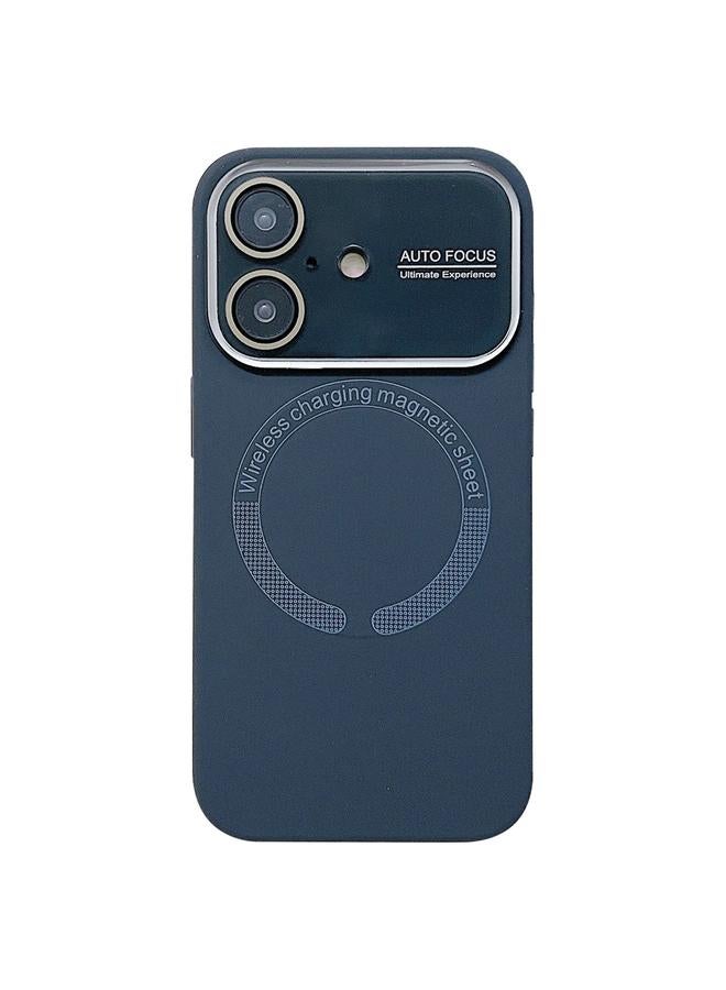 S-TOP Case For iPhone 16 Large Window Acrylic Glass Lens MagSafe Silicone Phone Case - Image 1