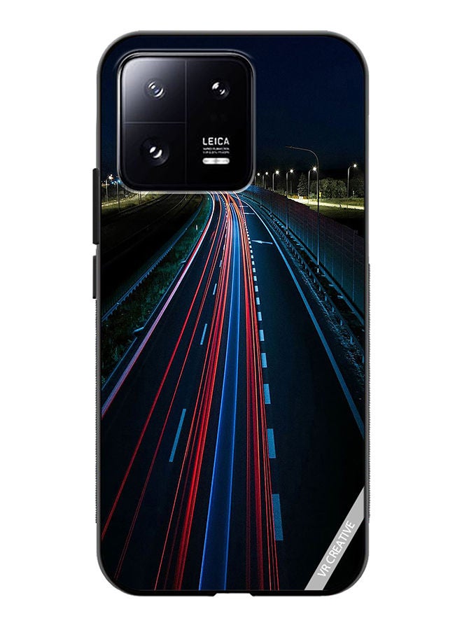 VR CREATIVE Protective Case Cover For Xiaomi 13 Road Design Multicolour - Image 1