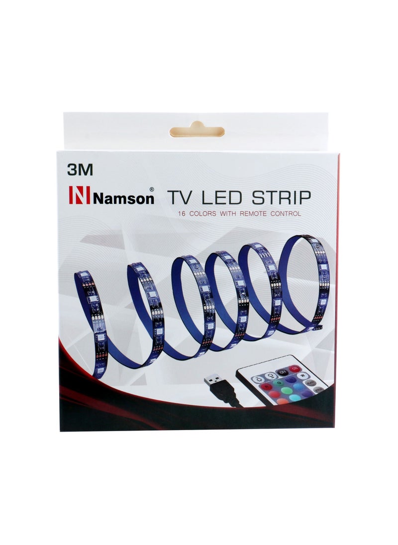 NAMSON TV LED STRIP 16 COLORS WITH REMOTE CONTROL  - Image 3