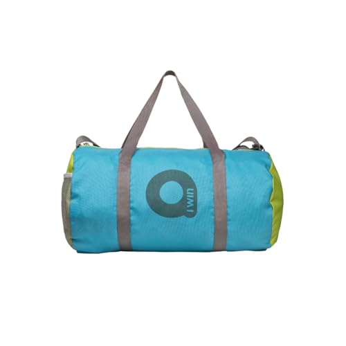 Aivin Booster 1.0 Duffle Bag | 18L Ultra Lightweight, Compact Gym & Travel Bag | Dual Tone Water-Resistant Textured Poly Fabric | Sports, Fitness, and Carry Bag (Aqua, 18 Litre) - Image 1