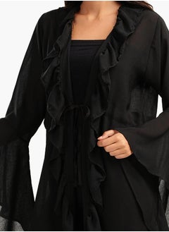 Carina beach-kimono-with-ruffles  - Image 2