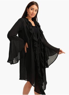 Carina beach-kimono-with-ruffles  - Image 4