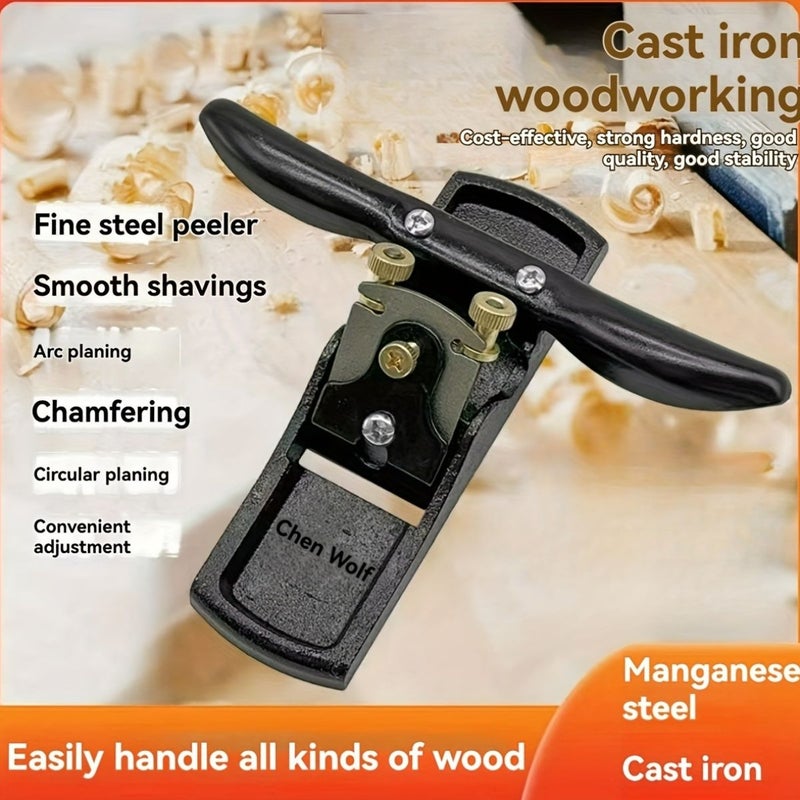 Handmade Woodworking Double Wire Planer Blade Metal Tool Adjustable Edge Trimming Carpenter Planer - Image 1