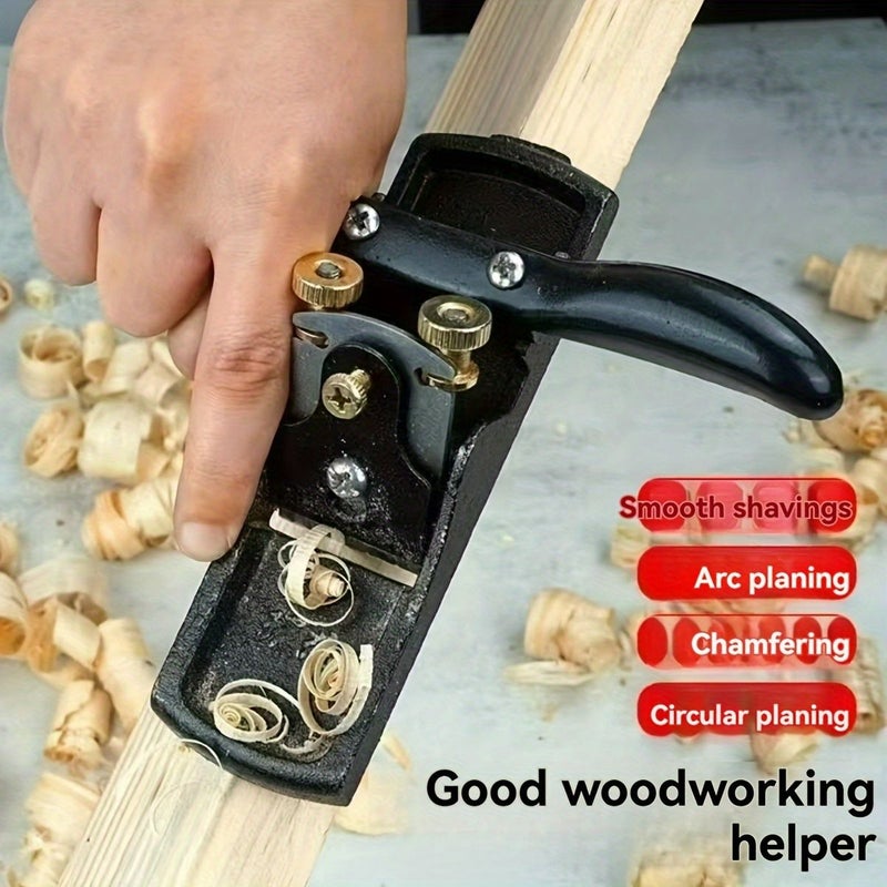 Handmade Woodworking Double Wire Planer Blade Metal Tool Adjustable Edge Trimming Carpenter Planer - Image 5