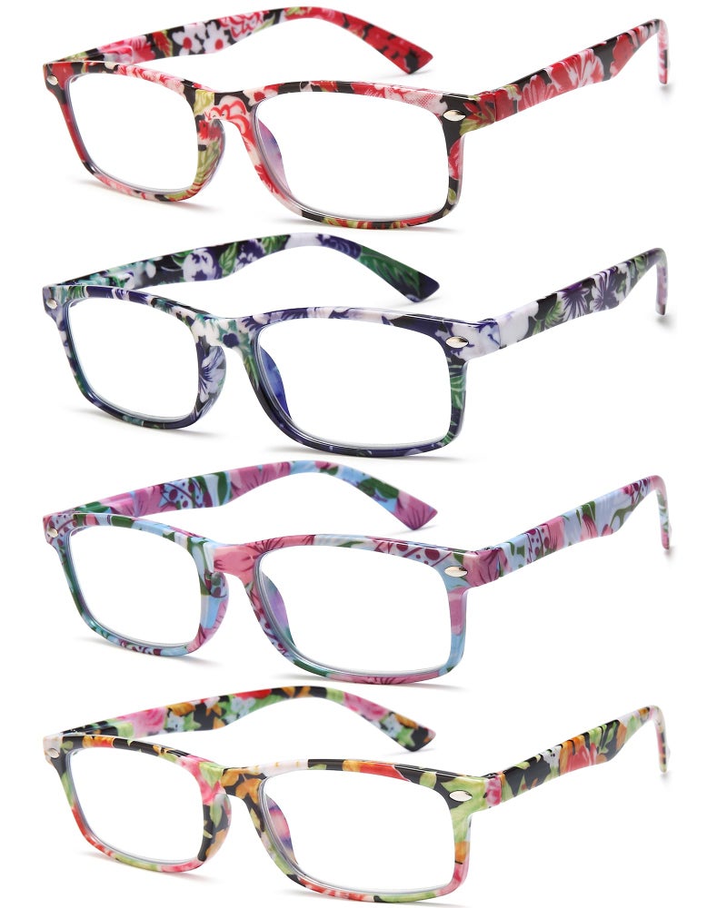 YTDBNS Stylish Reading Glasses for Women, Blue Light Blocking Readers, Ladies Eyeglasses, Fashion Computer Eye Glasses, Cheaters - Image 2