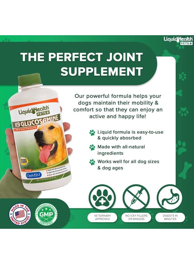 LIQUIDHEALTH Liquid Health - K9 Glucosamine Hip & Joint Formula 128 Fl. Oz. - Image 3